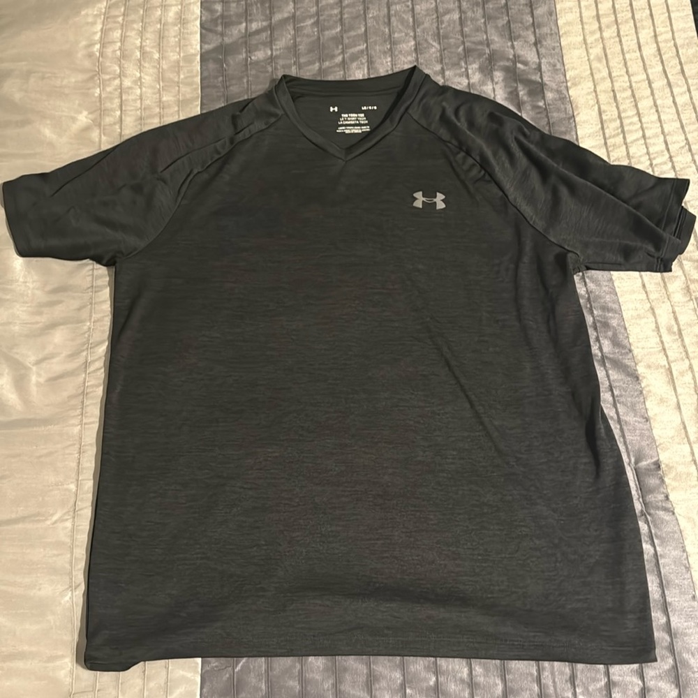 Under Armour, T-shirt, black, large